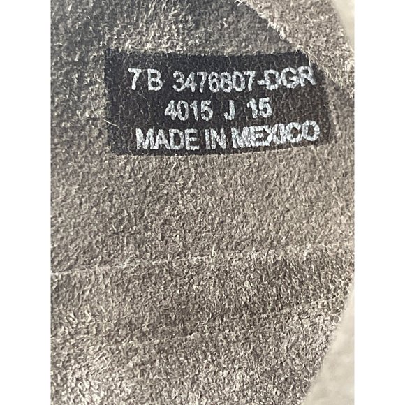 Frye Women's Grey Leather Ankle Booties Sz 7 - NWOB - Picture 8 of 8